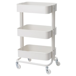 R?SKOG Utility cart - white 13 3/4x17 3/4x30 3/4 "