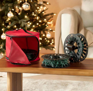 Gift Wrap Storage Santa's Bags 40 Tall Red Rolling Holiday