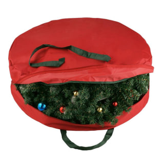 Elf Stor 30" Supreme Canvas Holiday Christmas Wreath Storage Bag