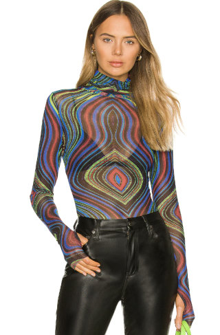 Zadie Top Electric Swirl
