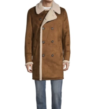 Faux Shearling Overcoat