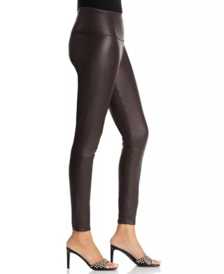 Express five pocket faux leather leggings best sale