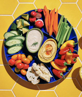 Divided Wave Serve Dining Plate