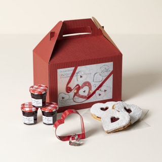 DIY Heart-Shaped Linzer Cookie Baking Kit