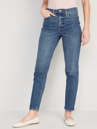 High-Waisted OG Straight Ankle Jeans for Women