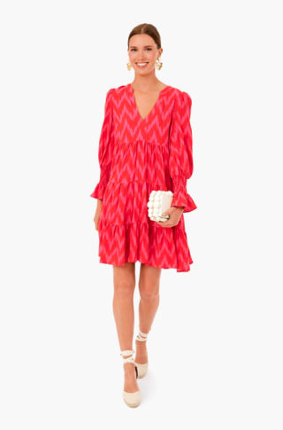 Hot Pink Ikat Kenzo Dress