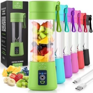 Zulay Kitchen Portable Blenders For Shakes And Smoothies - USB Rechargeable Personal Travel Smoothie Blender