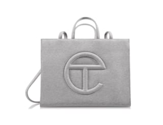Ugg x Telfar Large Fleece Shopper, Heather Grey
