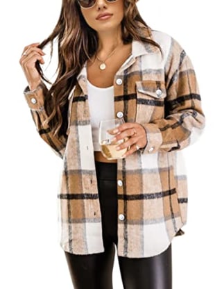 Tanming Flannel Shacket