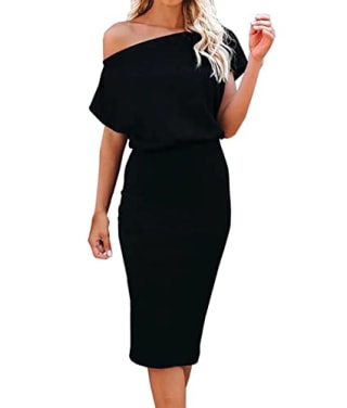 Ezbelle Off The Shoulder Midi Dress