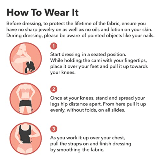 SHAPERMINT Scoop Neck Compression Cami - Tummy and Waist Control Body Shapewear Camisole Nude