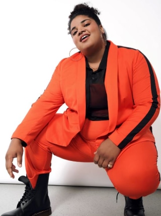 The Empower Colorblock Tux Blazer