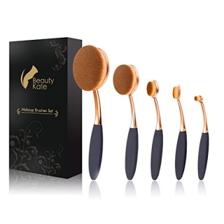 Beauty Kate Oval Makeup Brushes Set