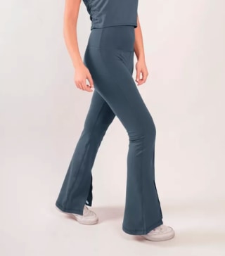 Nude Tech Hi Rise Flare Yoga Pant with Front Splits