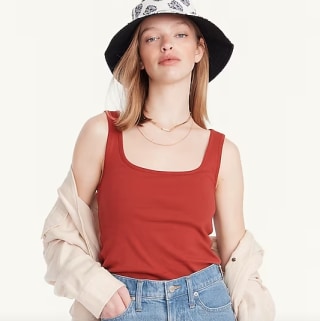 Perfect-Fit Shelf-Bra Tank Top