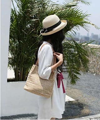 Aphoraeny Straw Tote