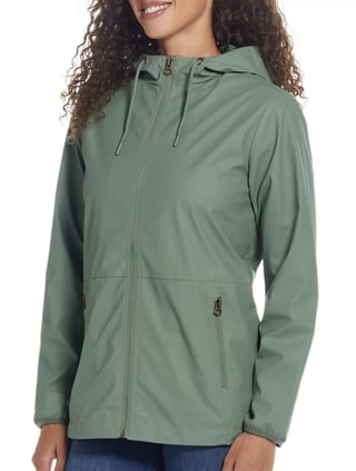 Casual Lightweight Hooded Rain Jacket