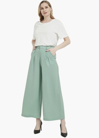 High Waist Palazzo Pants