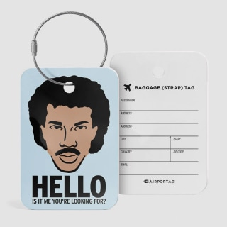 Hello Luggage Tag