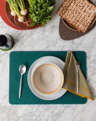 Rectangle Merino Wool Felt Placemat