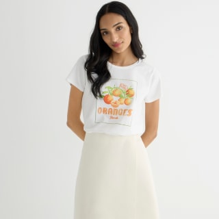 Shrunken Orange Graphic T-Shirt