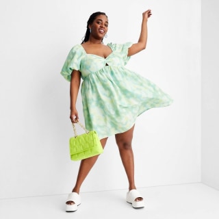 Women's Puff Short Sleeve Dress - Future Collective with Gabriella Karefa-Johnson