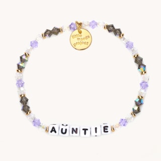 Little Words Project 'Auntie Life' Beaded Bracelet