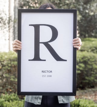 Custom Initial Print