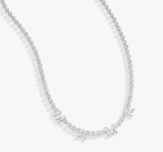 'MAMA' Tennis Necklace