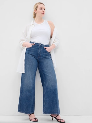 High Rise Wide-Leg Jeans