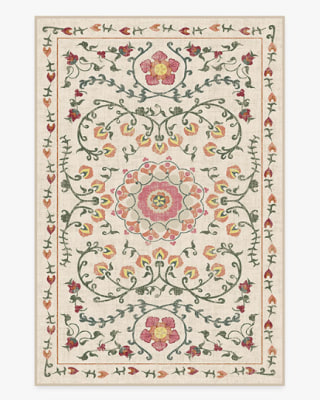 Suzani Coral Rug