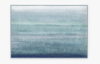 Seascape Blue Bath Mat