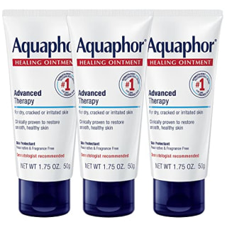 Aquaphor Healing Ointment - Travel Size Protectant for Cracked Skin - Dry Hands, Heels, Elbows, Lips, Packaging May Vary, 1.75 Ounce (Pack of 3)