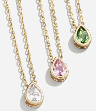 Nadine 18K Gold Birthstone Necklace