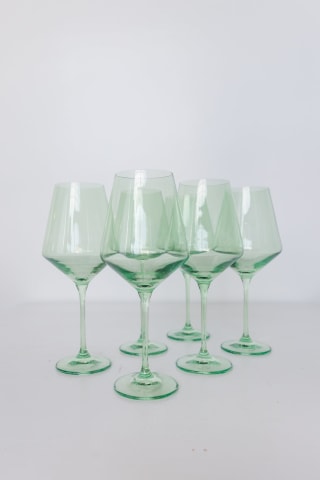 Estelle Colored Wine Stemware Set of 6