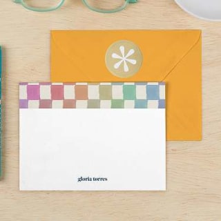 Watercolor Apples Personalized Stationery