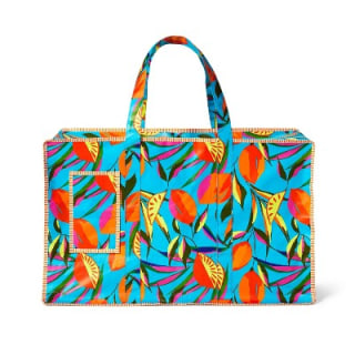 Large Packable Tote Citrus
