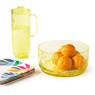 Acrylic Serving Bowl Yellow