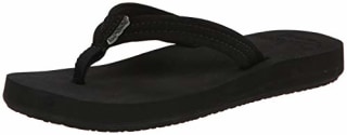 Reef womens Cushion Breeze Sandal, Black/Black, 5 US