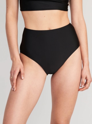 High-Waisted Classic Bikini Swim Bottoms