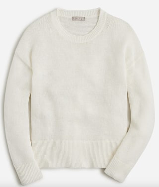Relaxed Cotton-Linen Beach Sweater