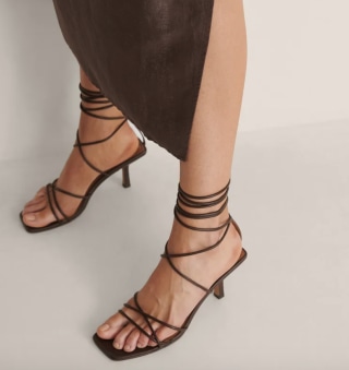 Low Stiletto Ankle Strap Heels