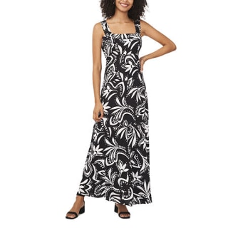 MSK Sleeveless Maxi Dress, Small, Black