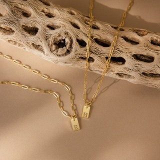 Caitlyn Minimalist Dainty Initial Necklace