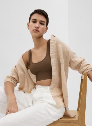 Linen Boyfriend Shirt