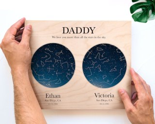Custom Father's Day Star Map