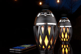 Tiki Torch Outdoor Bluetooth Speakers (Set of 2)