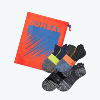 Bombas Men's Running Ankle Socks Gift (Set of 4)
