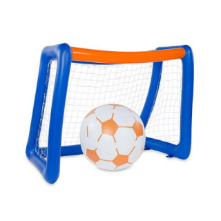 HearthSong Giant Inflatable Soccer Set with Inflatable Soccer Ball