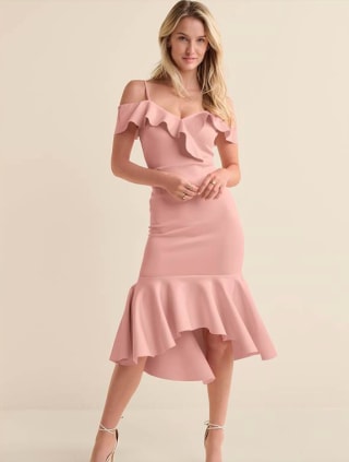 Ruffle Midi Dress